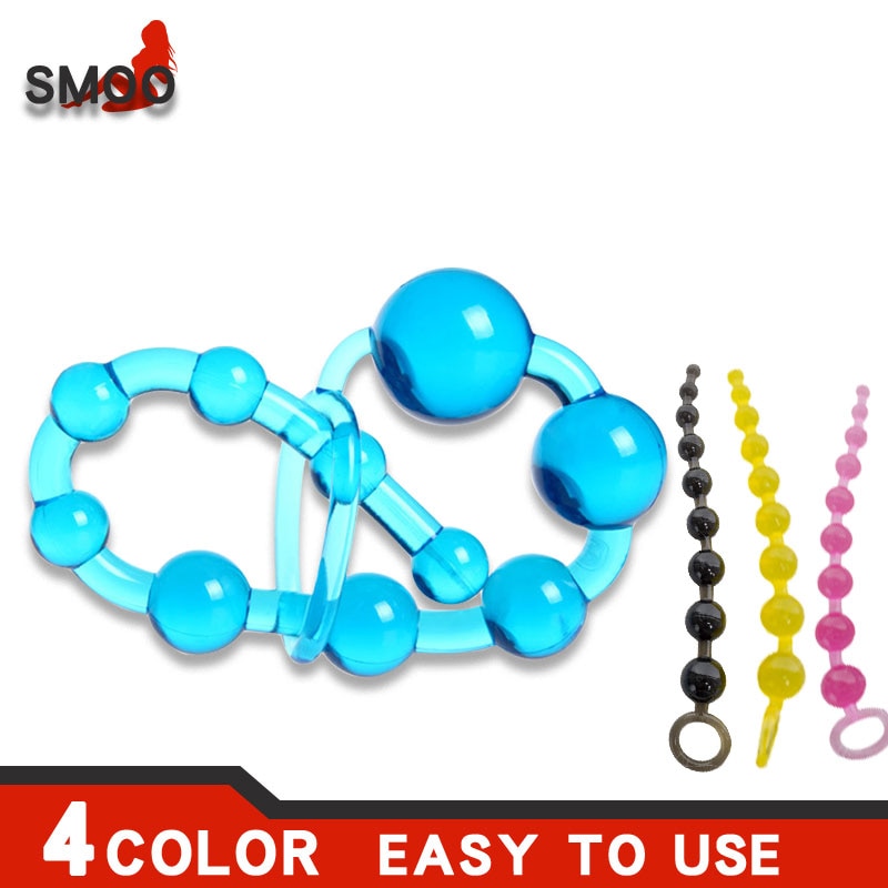 Smoo Analkugeln Sexspielzeug für Frauen Männer Gay Plug Play Pull Ring Ball Anal Stimulator Butt Beads G-Punkt