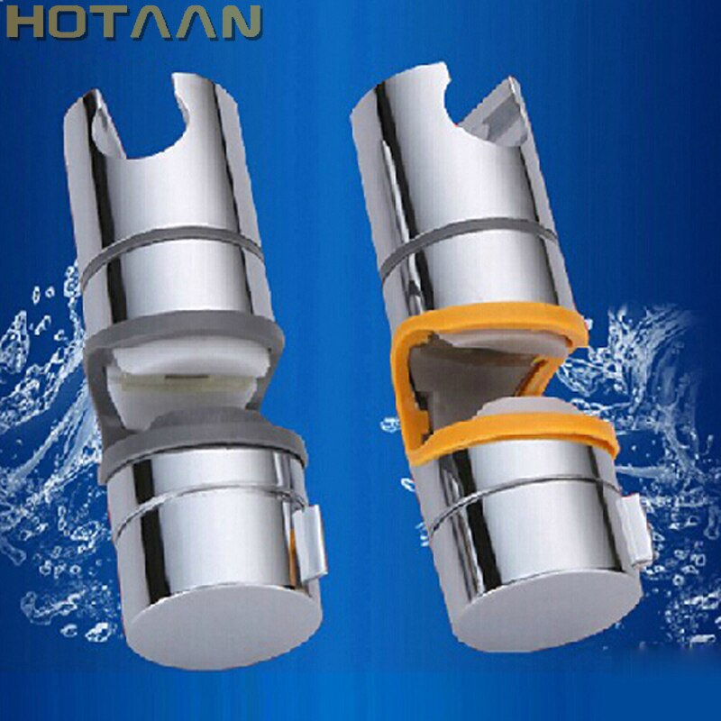 Bathroom Accessories Universal 18~25mm ABS Plastic Shower Slide Rail Bar Holder Adjustable Clamp Holder Bracket Replacement 5151