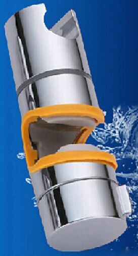 Bathroom Accessories Universal 18~25mm ABS Plastic Shower Slide Rail Bar Holder Adjustable Clamp Holder Bracket Replacement 5151