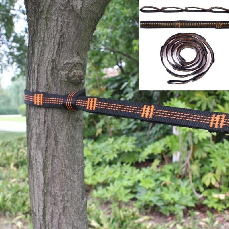 Adjustable Tree Hanging Hammock Straps Climbing Rope Aerial Yoga Hammock Belt