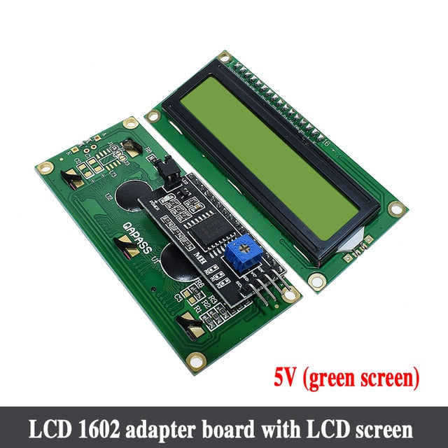 LCD1602 LCD-Modul Blauer Bildschirm IIC/I2C 1602 für Arduino 1602 LCD UNO r3 Mega2560 Grüner Bildschirm