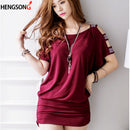 Fashion Women Summer Dress Sexy Off Shouder Bodycon Dresses Vestidos Short Sleeve Ladies Slim Mini Dress Robe Femme