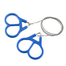 Sierra de alambre de acero inoxidable portátil, cortador de sierra de cadena manual de emergencia Universal para caza, Camping, senderismo, herramienta de supervivencia para viajes