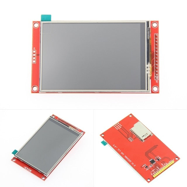 Módulo TFT LCD de 3,5 pulgadas con panel táctil ILI9488 Controlador 320x480 Puerto SPI interfaz serie (9 IO) Touch ic XPT2046 para ard stm32