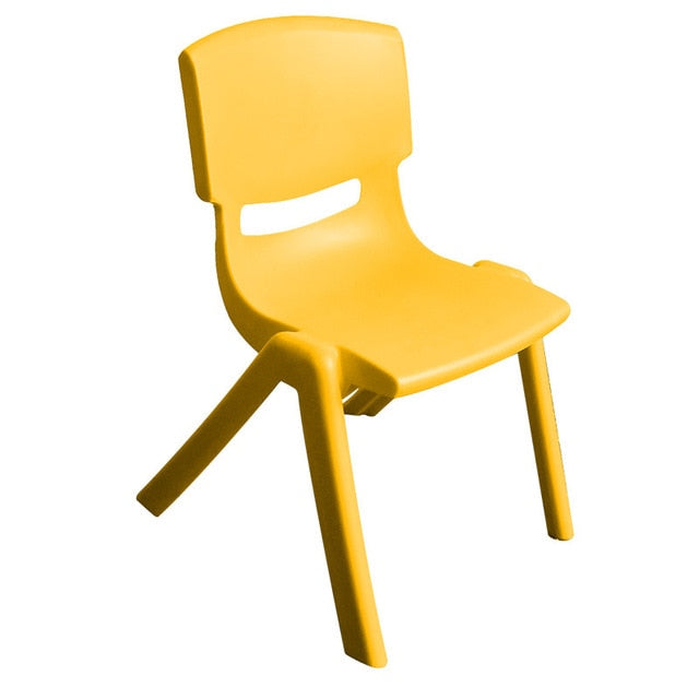 Silla bonita y colorida, mesas y sillas para niños, respaldo de plástico, silla pequeña, muebles para niños gruesos