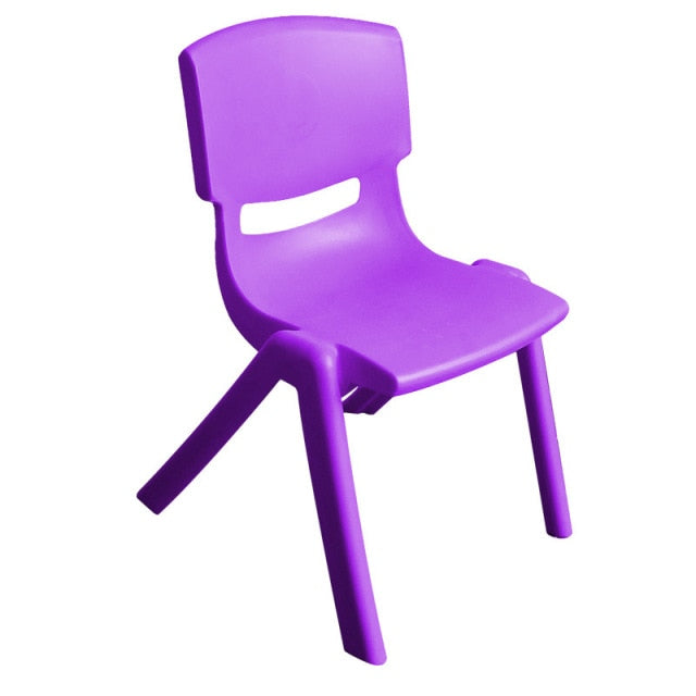Bunte süße Stuhl Kindertische und Stühle Kunststoff Rückenlehne kleiner Stuhl verdicktes Gestrüpp Kindermöbel