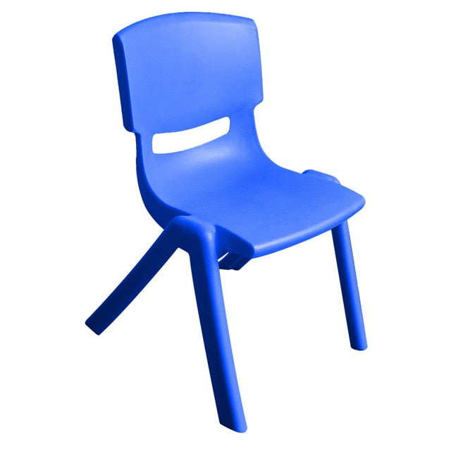 Colorful cute chair children's tables and chairs plastic backrest small chair thickened scrub children furniture