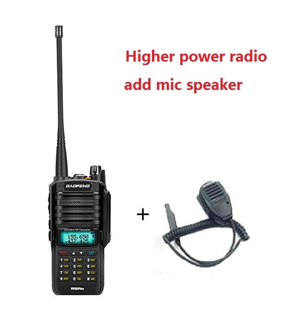 10W 4800MAH battery Long rang walkie talkie Baofeng UV-9R plus  cb radio comunicador waterproof walkie talkie uv-9r plus рация