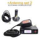 Baojie BJ-218 Mini Mobile Radio Car Radio FM Transceiver 25W VHF UHF BJ218 Vericle Car Ham Radio Dual Band Walkie Talkie