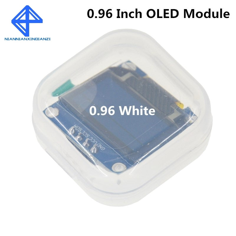 Color blanco 128X64 OLED LCD Módulo de pantalla LED para Arduino 0.96 "I2C IIC SPI Serial nuevo original