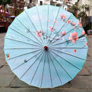 Silk Women Umbrella Japanese Cherry Blossoms Silk  Ancient Dance Umbrella Decorative Umbrella Chinese Style Oil Paper Umbrella