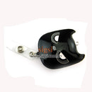 Wholesale Black Devil Rhinestone Retractable Reel ID Badge Holder