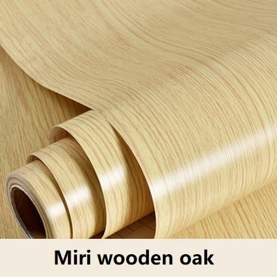 New Wood Grain Wallpaper Vinyl Self Adhesive Decorative Film for Living Room Kitchen Cupboard Furniture Waterproof Contact Paper