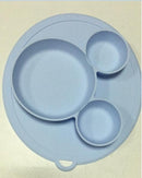 Kids Bowl Plates baby feeding silicone plate children's integrated baby silica gel dishes