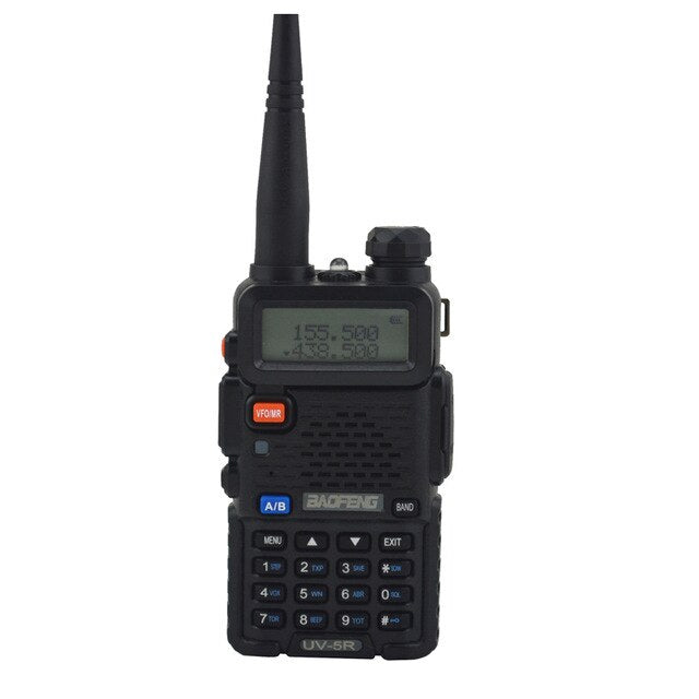 Baofeng Walkie Talkie UV-5R Dualband-Funkgerät VHF/UHF 136-174 MHz &amp; 400-520 MHz Tragbarer FM-Transceiver mit Ohrhörer