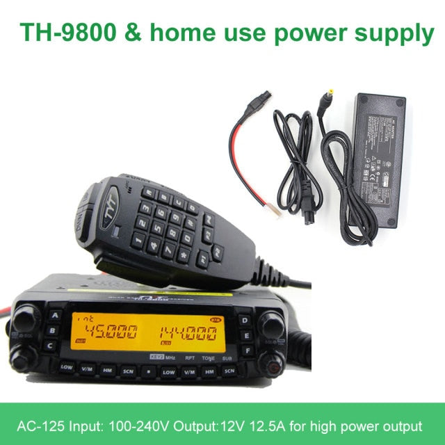 Neueste Version TYT TH-9800 Quad Band 29/50/144/430 MHz 50 W Walkie Talkie Verbesserter TH9800 809CH Dual-Display-Mobilfunksender
