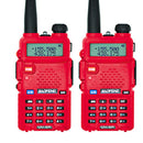 2Pcs Baofeng UV-5R Walkie Talkie UV5R CB Radio Station 5W 128CH VHF UHF Dual Band UV 5R Two Way Radio for Hunting Ham Radios