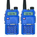 2Pcs Baofeng UV-5R Walkie Talkie UV5R CB Radio Station 5W 128CH VHF UHF Dual Band UV 5R Two Way Radio for Hunting Ham Radios