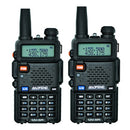 2Pcs Baofeng UV-5R Walkie Talkie UV5R CB Radio Station 5W 128CH VHF UHF Dual Band UV 5R Two Way Radio for Hunting Ham Radios