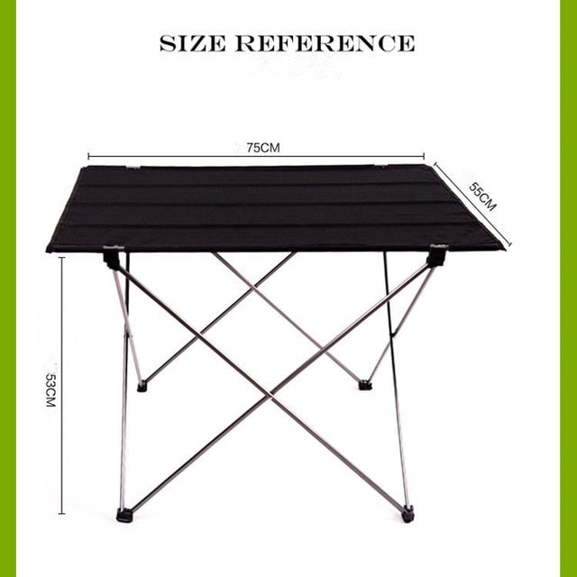 Portable Foldable Folding Table Desk Camping Outdoor Picnic 6061 Aluminium Alloy Ultra-light