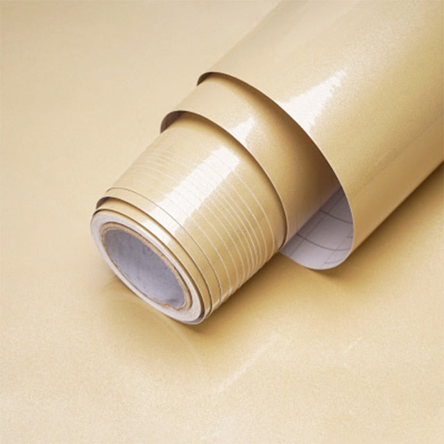 Nuevo papel tapiz de vinilo autoadhesivo de Color sólido para sala de estar, armario de cocina, pegatinas para muebles, papel de Contacto de mármol impermeable de PVC