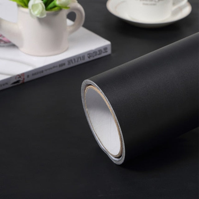 Nuevo papel tapiz de vinilo autoadhesivo de Color sólido para sala de estar, armario de cocina, pegatinas para muebles, papel de Contacto de mármol impermeable de PVC