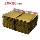 50 PCS/Lot Different Specifications Gold Plating Paper Bubble Envelopes Bags Mailers Padded Shipping Envelope Bubble Mailing Bag