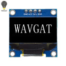 0.96 inch OLED IIC Serial White Display Module 128X64 I2C SSD1306 12864 LCD Screen Board GND VCC SCL SDA 0.96" for Arduino Black