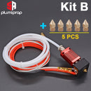 Ender-3/CR10/CR10S 1.75mm J-head Hotend kit Aluminum Heat Block with Heater Thermistor For 3D Printer  With 0.4mm Nozzle Part