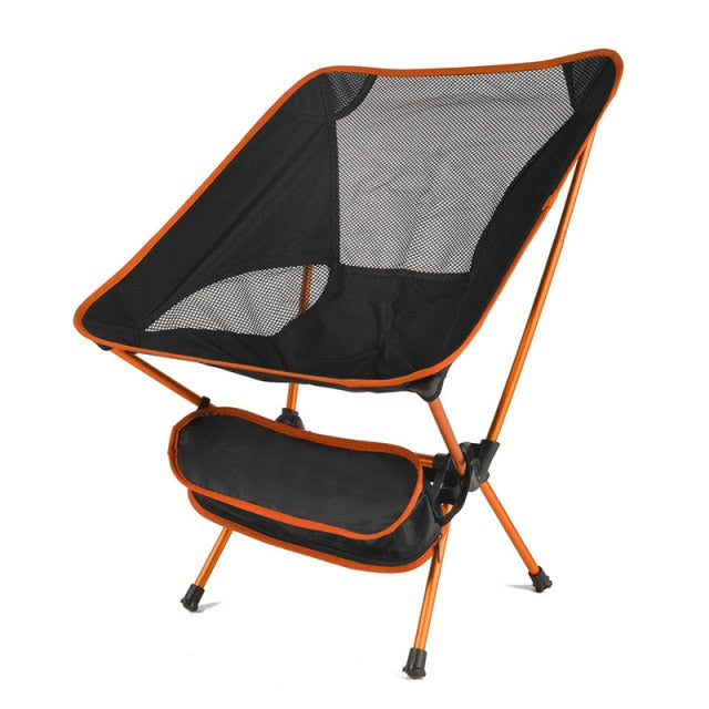 Superhard High Load Travel Chair Outdoor Ultralight Folding Camping Chair Portable Beach Hiking Picnic Seat Fishing Tools Chair