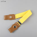 Child Kids Buckle-Free Elastic Belt No Buckle Stretch Canvas Belt For Boys Girls Adjustable Children Belts For Jeans Pants