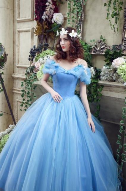 Fairy Vestidos De Dulces 16 Quinceanera Kleider Hellblau Schulterfrei Mit Schmetterling Organza Sweet 15 Maskerade Ballkleider