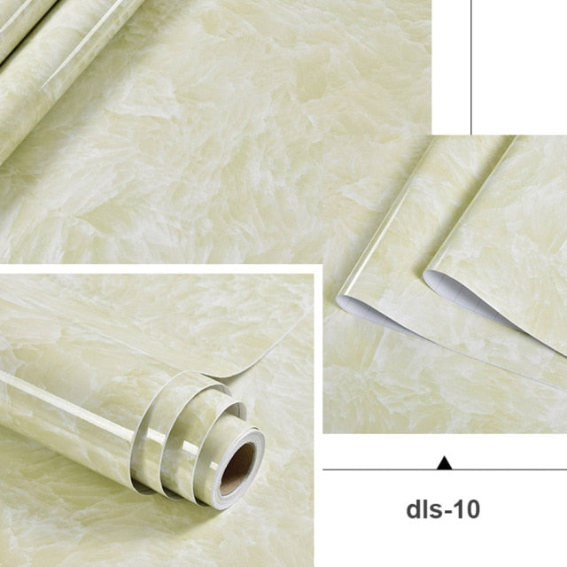 Papel tapiz autoadhesivo de PVC, pegatinas de mármol, impermeable, resistente al calor, encimeras de cocina, mesa, muebles, armario, papel de pared