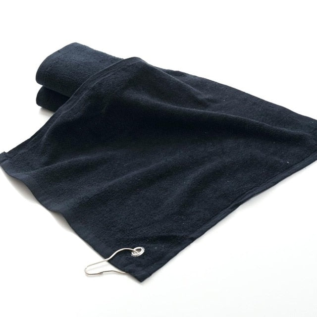 40*32cm Golf Towel with Hook Hand Towel Cotton Soft Towels Drop Ship