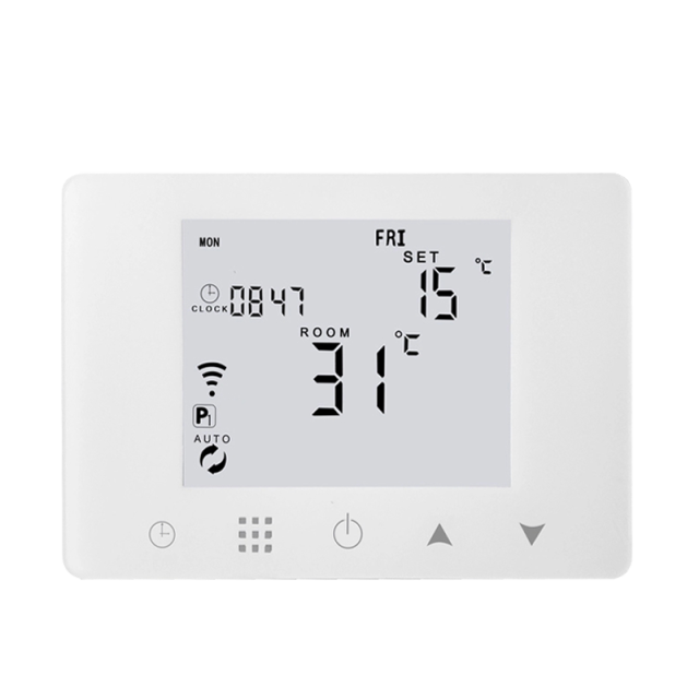 Termostato inteligente WiFi, caldera de Gas colgante de pared, controlador de temperatura de calefacción por suelo radiante eléctrico de agua, funciona con Alexa Google Home
