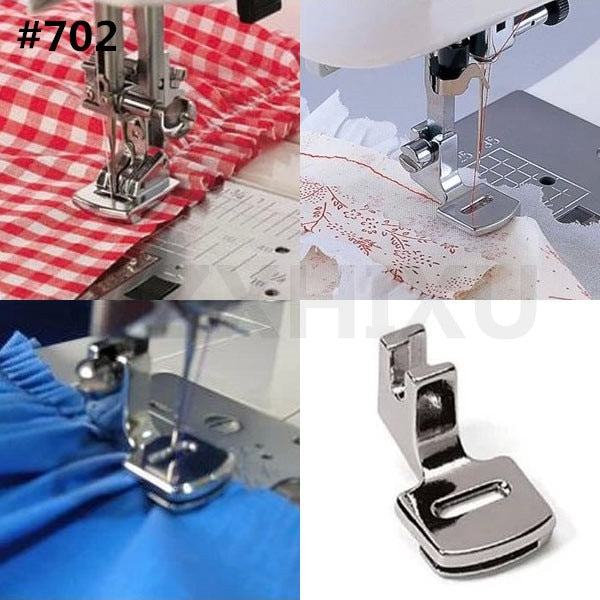 Caliente cordón elástico banda tela estiramiento máquina de coser doméstica accesorios pie prensatelas