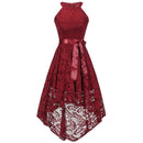 New Bridesmaid fashion new neck lace pendant tail dress banquet dress girl's beauty graduation ceremony presided dress vestidos