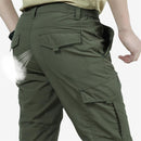 Pantalones tácticos ligeros para hombre, pantalones largos militares informales transpirables de verano para hombre, pantalones Cargo impermeables de secado rápido