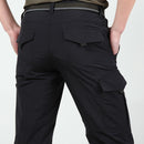 Pantalones tácticos ligeros para hombre, pantalones largos militares informales transpirables de verano para hombre, pantalones Cargo impermeables de secado rápido