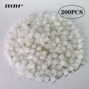 50-800PCS Garden Adjustable Nozzles Drip Irrigation Watering Sprinkler 1/4'' Anti-Clogging Dripper Emitter Flower Beds Vegetable