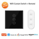 Control remoto obturador ciego Tuya Smart Life EU WiFi cortina interruptor táctil Control de voz por Google Home Alexa echo App Timer