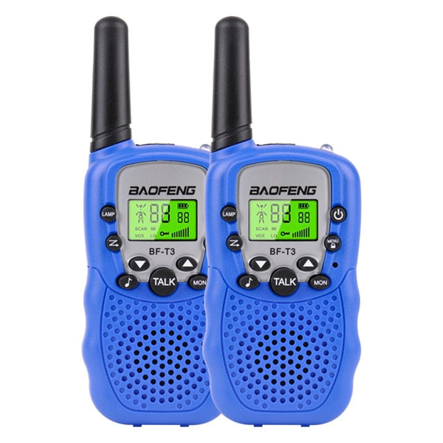 2 uds Walkie Talkie niños Radio portátil mini Walkie-talkie para niños comunicador linterna potencia segura interfono bidireccional