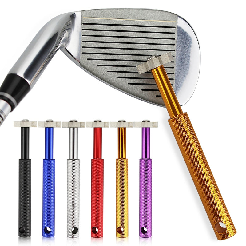 Golfschärfer Golfschläger Grooving Schärfwerkzeug Golfschlägerschärferkopf Starker Wedge Alloy Wedge Sharpening Cut 6 Farben