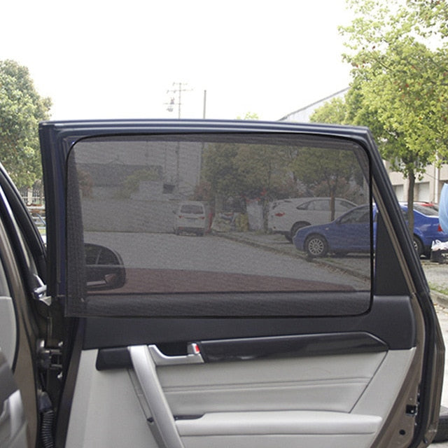 Magnetischer Auto-Sonnenschutz UV-Schutz Autovorhang Autofenster Sonnenschutz Seitenfenster Mesh Sonnenblende Sommerschutz Fensterfolie