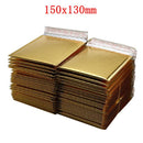 50 PCS/Lot Different Specifications Gold Plating Paper Bubble Envelopes Bags Mailers Padded Shipping Envelope Bubble Mailing Bag
