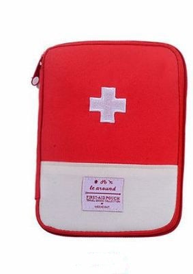 Tragbares Erste-Hilfe-Kit für Reisen im Freien, Camping, nützliche Mini-Medizin-Aufbewahrungstasche, Camping-Notfall-Überlebenstasche, Pillenetui