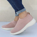 Damenschuhe Stricksocke Turnschuhe Damen Frühling Sommer Slip On Flache Schuhe Damen Plus Size Loafers Flats Walking krasovki Famela