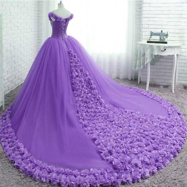 Quinceanera Kleid Rosa Ballkleid 3D Blumen Prinzessin Korsett Tüll Sparkles Sweet 16 Kleider Vestido De Debutante