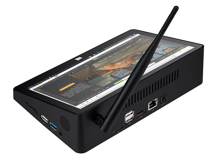 PIPO X10 Pro / X10 Mini PC de 10,8 pulgadas Win10/Android 7,0/Linux Tablet PC 4G RAM 64G ROM Z8350/RK3399 TV Box BT RJ45 USB * 4