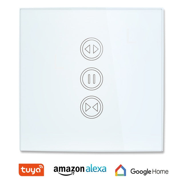 Tuya Smart Life WiFi Vorhang Jalousie Schalter für Rollladen Elektromotor Google Home Alexa Echo Sprachsteuerung DIY Smart Home